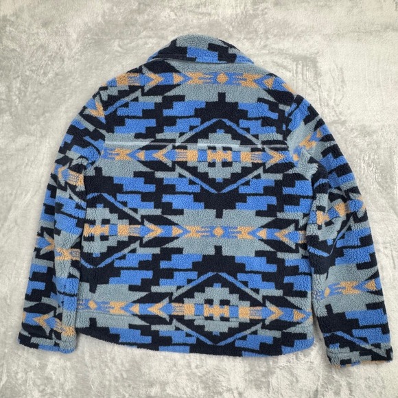 Pendleton 193 Angelica Snap Front Southwest Aztec Berber Fleece Jacket M - Picture 6 of 16